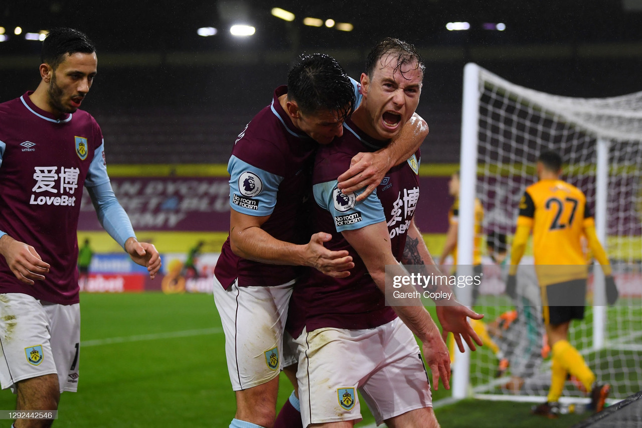 Burnley 2-1 Wolverhampton Wanderers: Clarets climb out of the bottom three