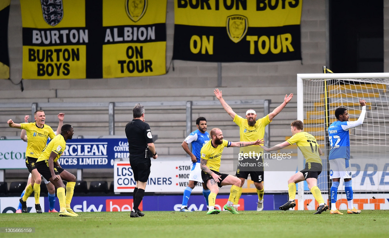 Burton Albion 2-1 Peterborough United: Two quickfire goal's sink Posh as Burton win again