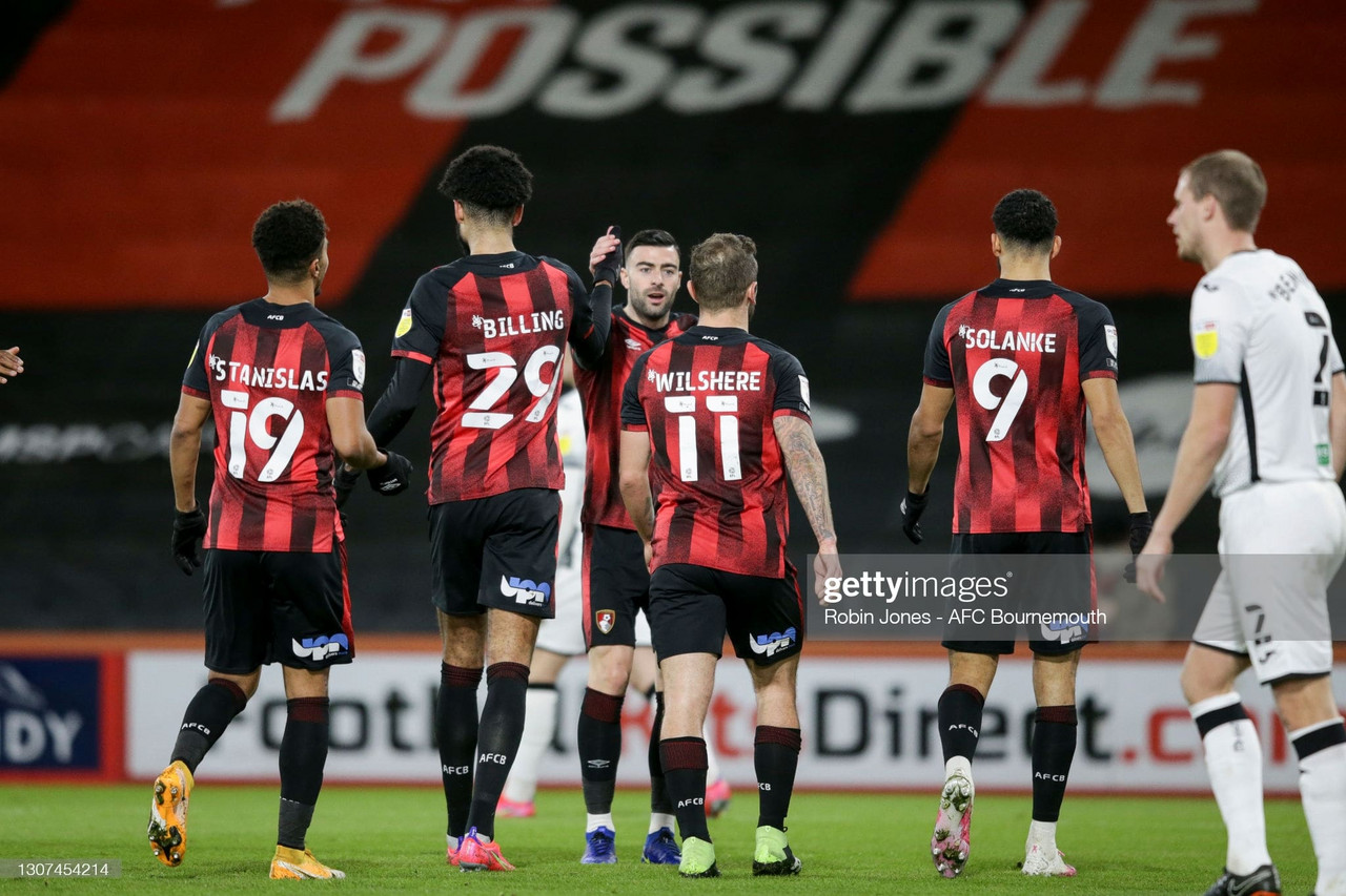 Sky Bet Championship round-up: Bournemouth revive promotion hopes as Brentford lose ground & Norwich extend winning streak to nine