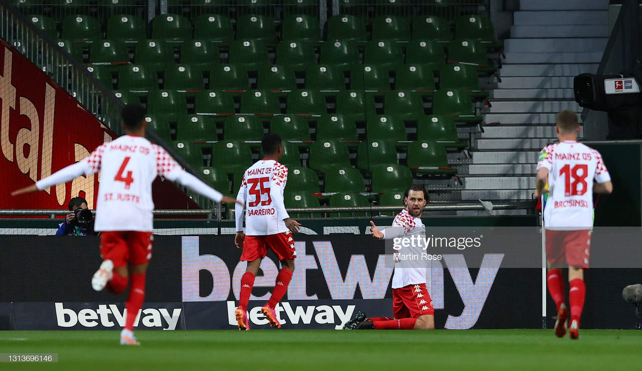 Werder Bremen 0-1 Mainz: Die Nullfünfer win another relegation six-pointer