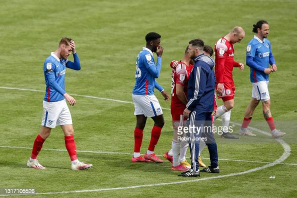 Portsmouth 0-1 Accrington: Pompey's play-off charge downed on final day