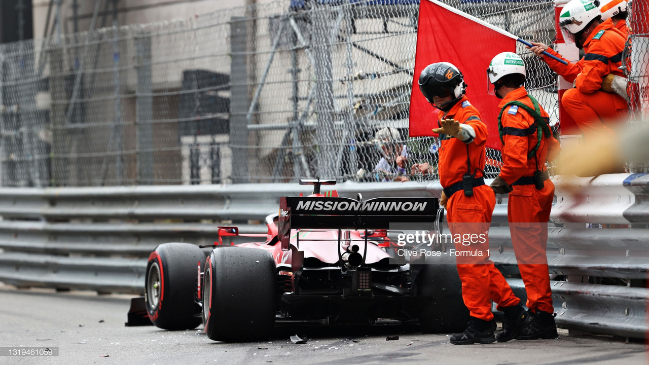 Charles Leclerc takes pole at his home race in dramatic fashion, causing red flag - VAVEL International