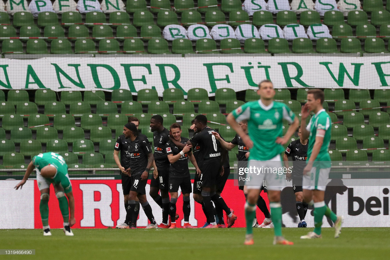 Werder Bremen 2-4 Borussia Mönchengladbach: Bremen are relegated to the 2. Bundesliga