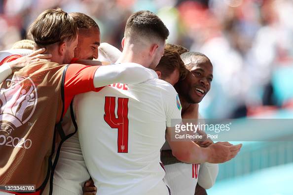 England 1-0 Croatia: Three Lions off to a Sterling start in the Wembley sun