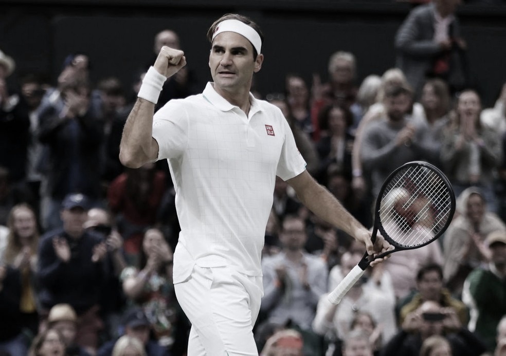Em partida interrompida pela chuva, Federer domina Sonego e segue em Wimbledon