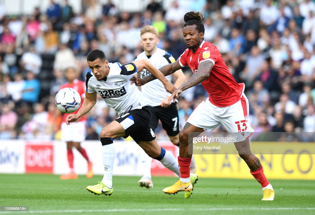 Derby County 1-1 Nottingham Forest: Johnson equalizer earns point for Reds in East Midlands Derby