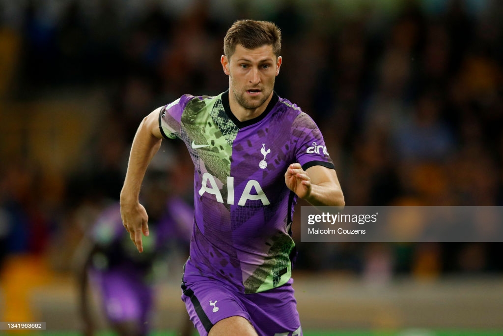 Ben Davies, sidelined with 'appendix inflammation'