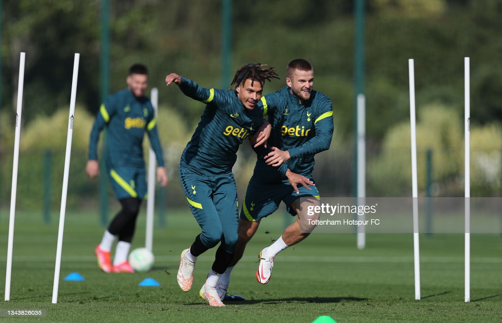 Dele and Doherty react to Dier's FIFA card