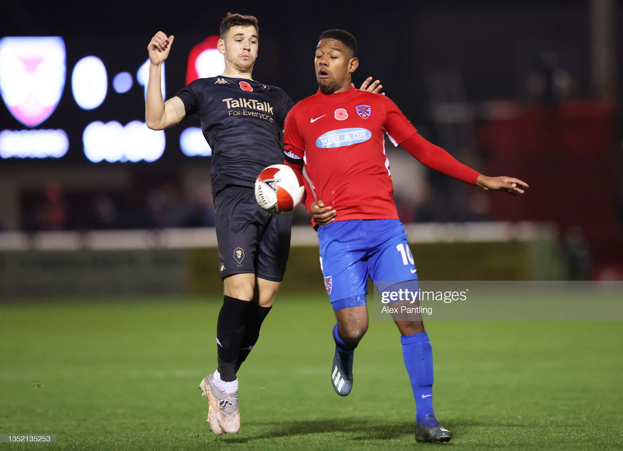 Dagenham & Redbridge 0-1 Salford City: Ammies edge past Daggers in FA Cup tie