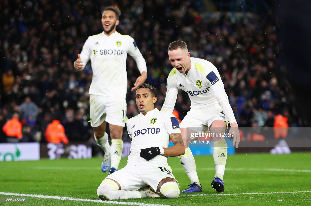 Leeds United 1-0 Crystal Palace: Raphinha stoppage-time penalty wins it for Whites