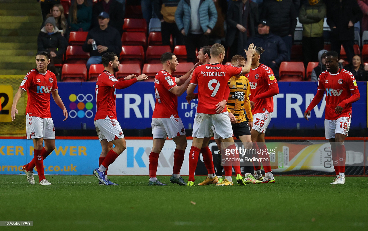 Charlton Athletic 2-0 Cambridge United: Washington double sees off U's