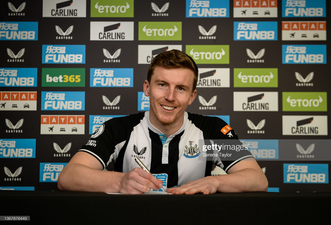 Newcastle United complete signing of Aston Villa defender Matt Targett