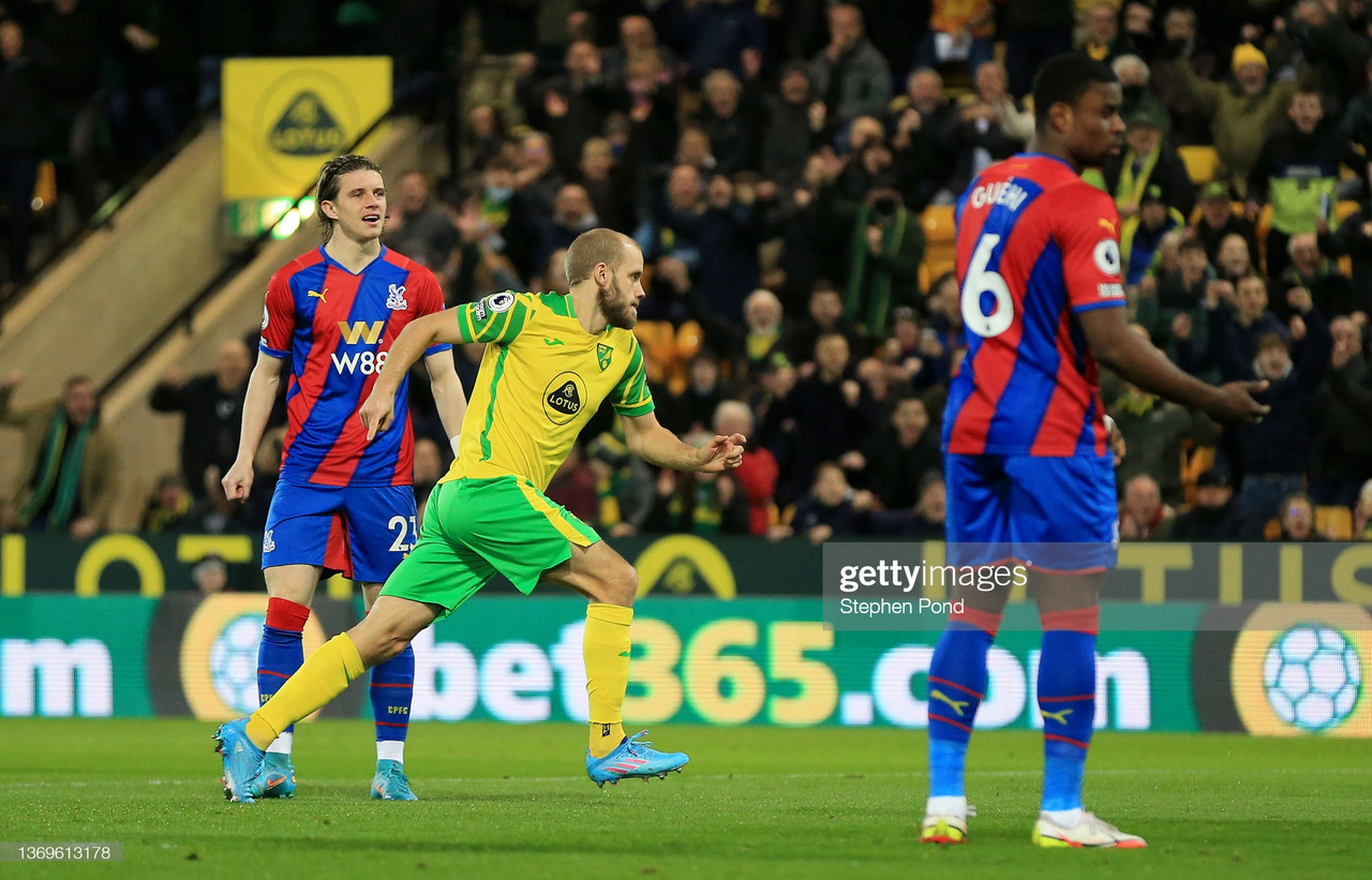 Norwich City 1-1 Crystal Palace: Canaries battle to home point 