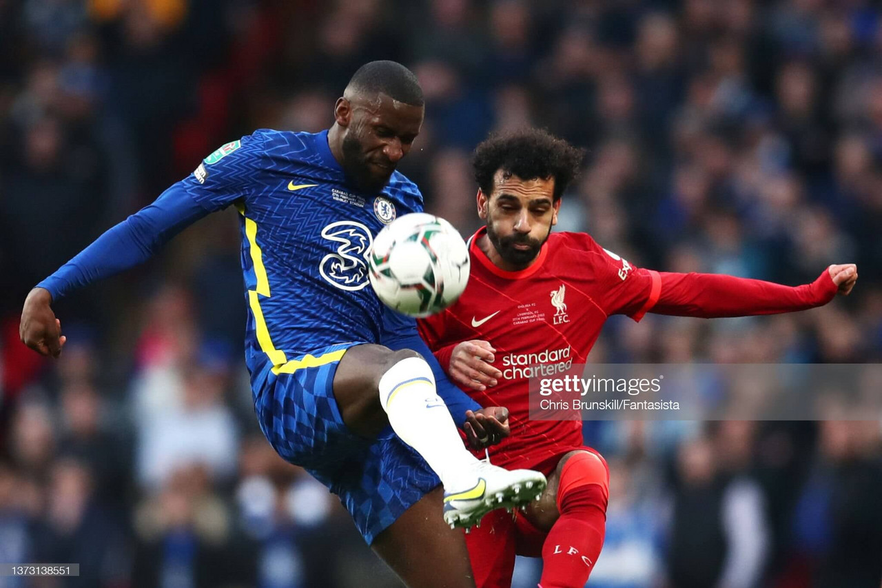 Keeping Salah quiet is no mean feat - Rudiger managed it once again