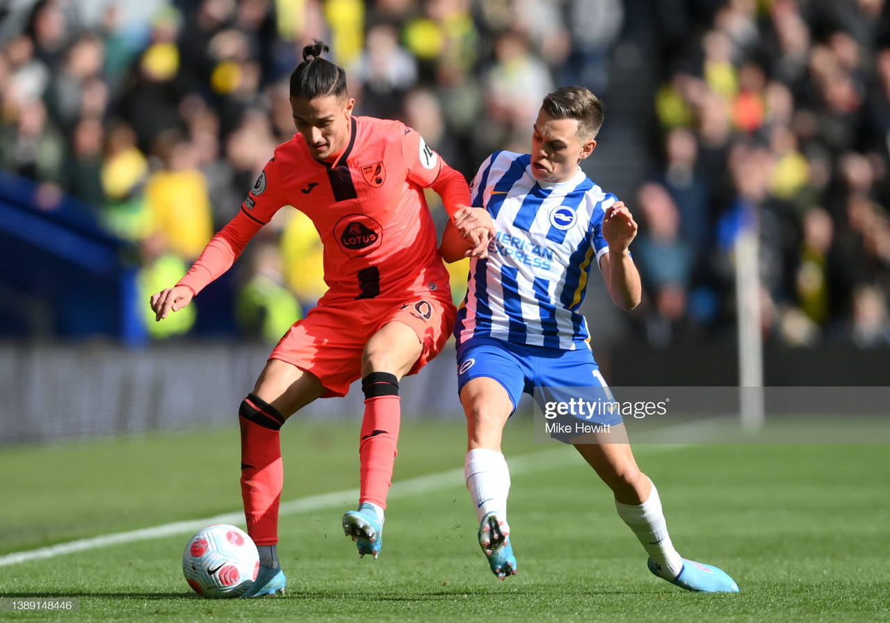 Brighton & Hove Albion 0-0 Norwich City: Maupay penalty miss costly as Seagulls draw blank against Canaries