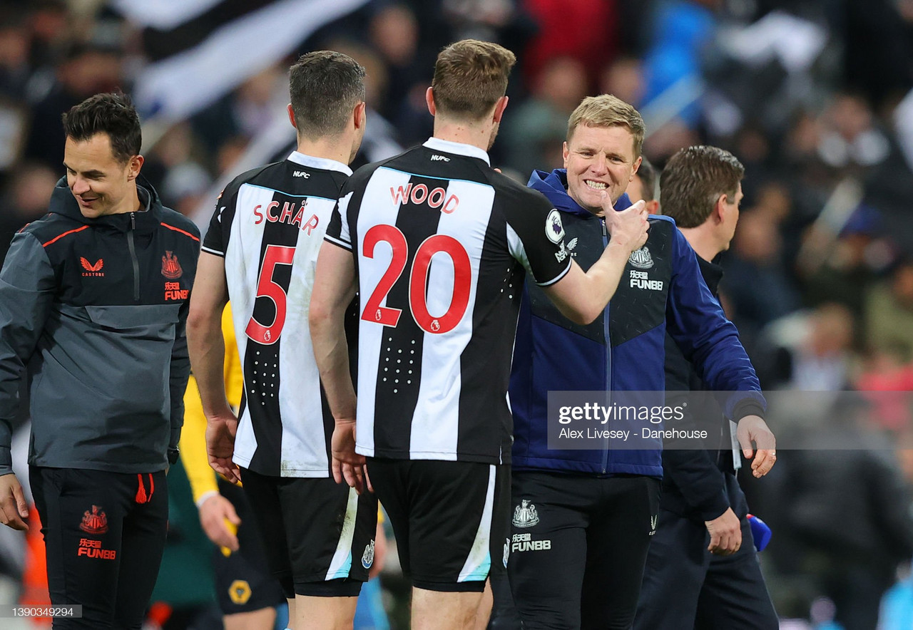 Newcastle boss Eddie Howe makes Chris Wood admission after his winning penalty against Wolves