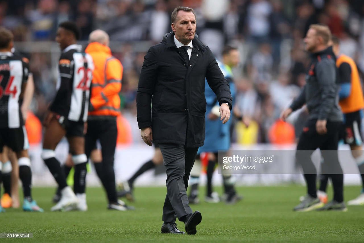 Brendan Rodgers claims Leicester 'played very well' in last-gasp Newcastle defeat