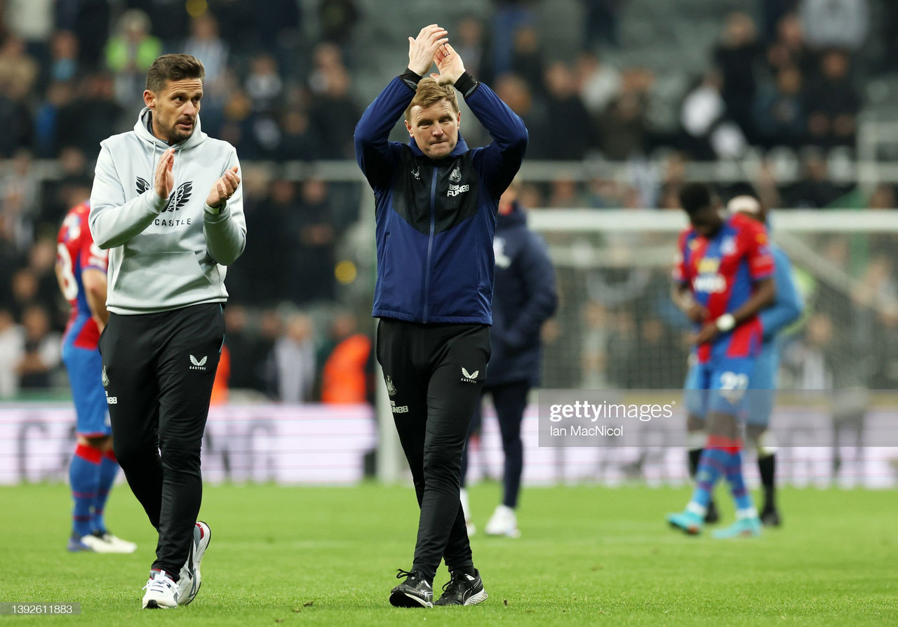 Eddie Howe reacts to matching 'legend' Sir Bobby Robson's home wins record, Miguel Almiron's screamer and Newcastle's chances of a top 10 finish