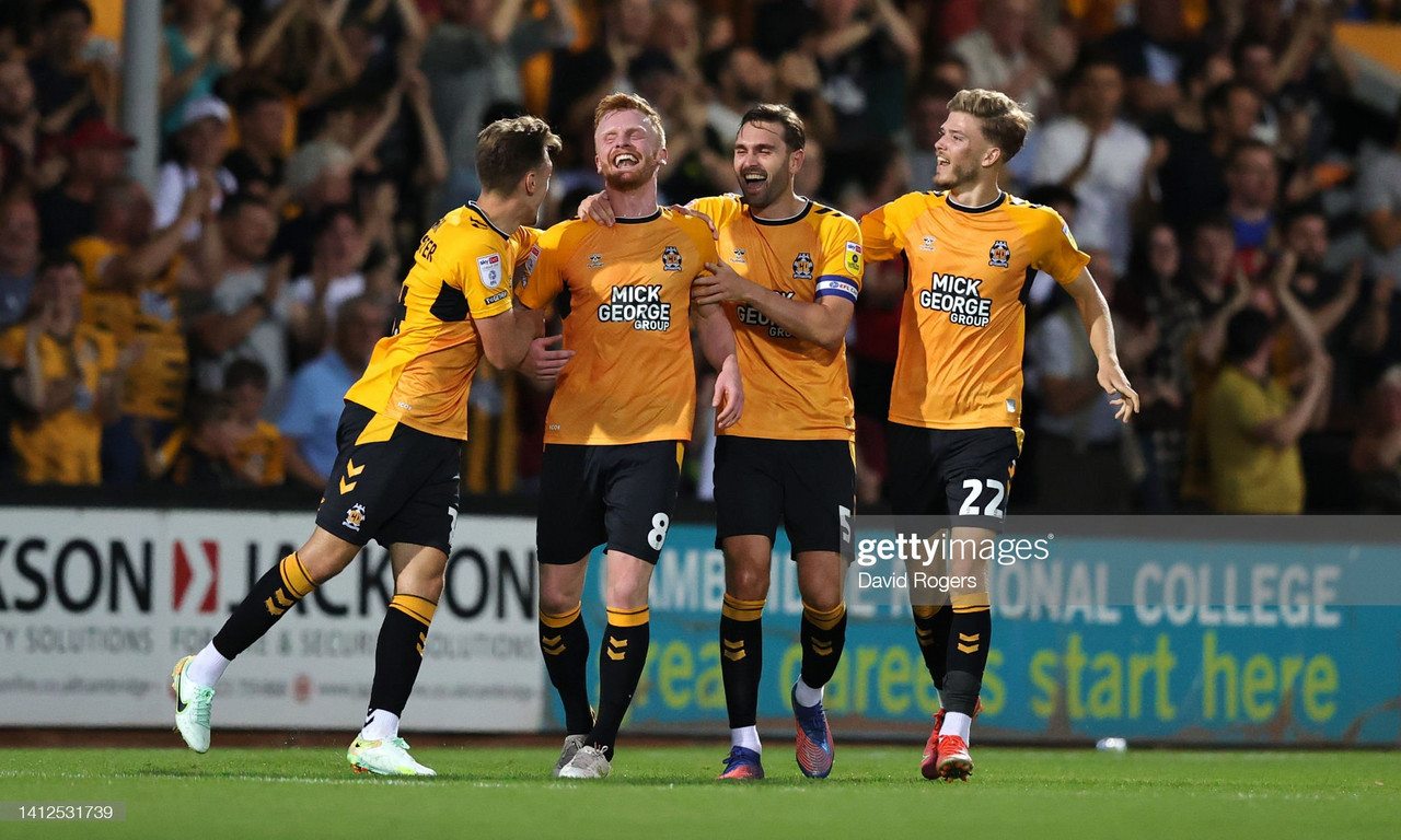Cambridge United 1-0 Millwall: O'Neil strike sends U's to Carabao Cup second round