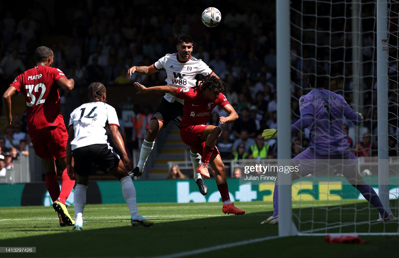 Fulham vs Liverpool Post-Match Player Ratings