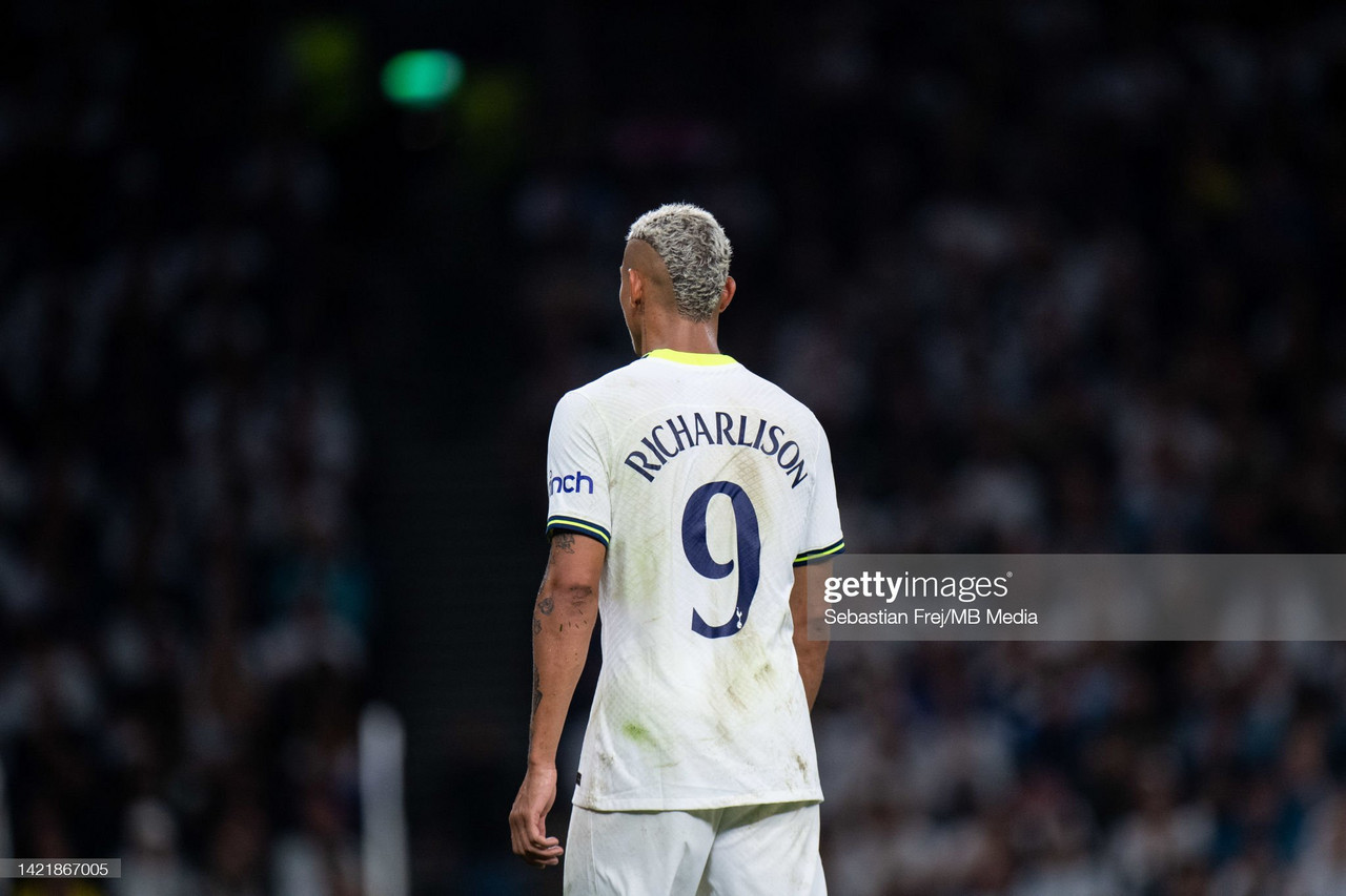 Richarlison Andrade of Brazil reacts during the International