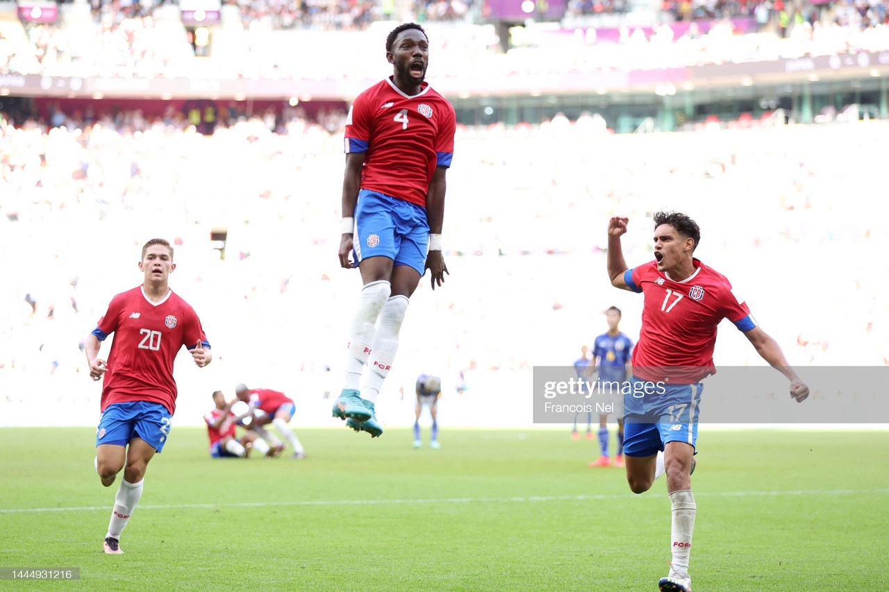 Japan 0-1 Costa Rica: Keysher Fuller grabs dramatic late winner to throw Group E wide open