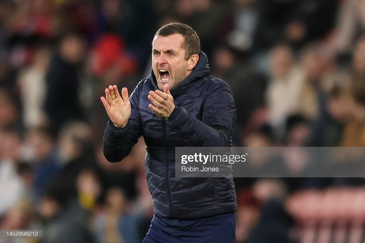 Nathan Jones reacts to Semi-Final defeat at Newcastle