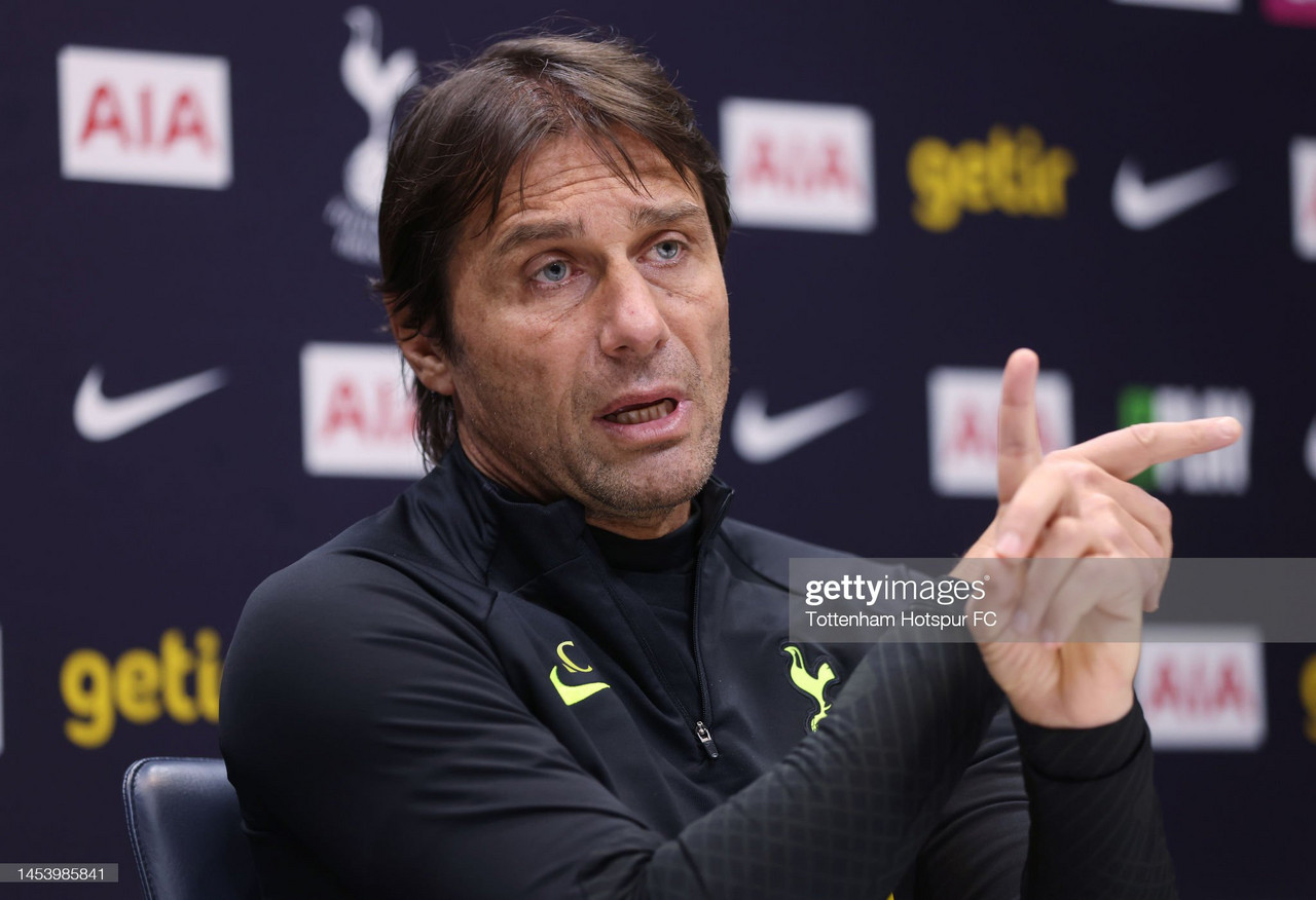 Antonio Conte suggests there is a 'big job' to do at Tottenham, but 'no patience'.