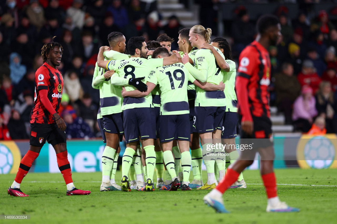 Bournemouth 1-4 Manchester City: Pep Guardiola's Side Cruise Past ...