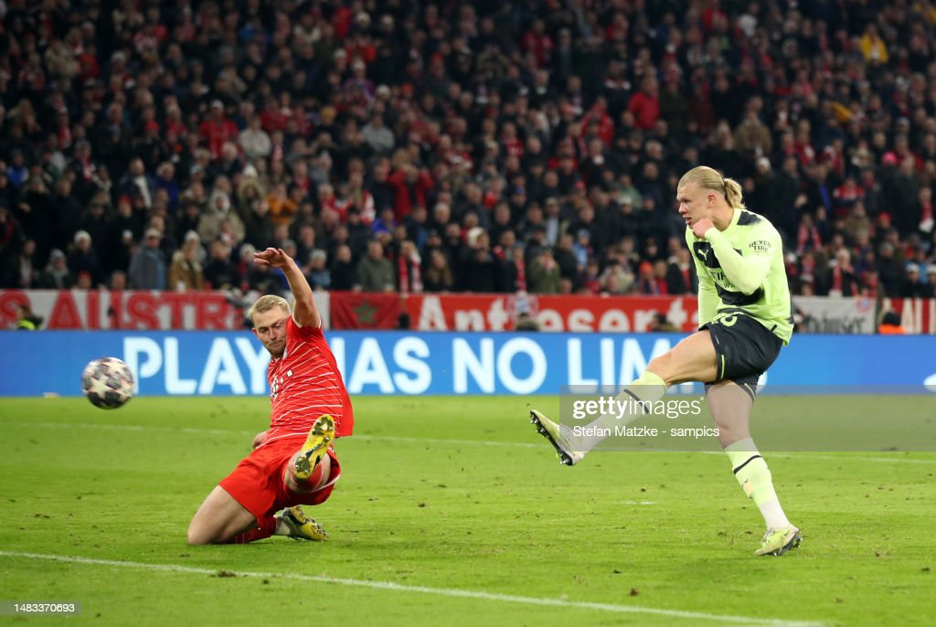 Bayern 1-1 Man City [1-4 on agg]: Haaland on target as City ease into semi-finals