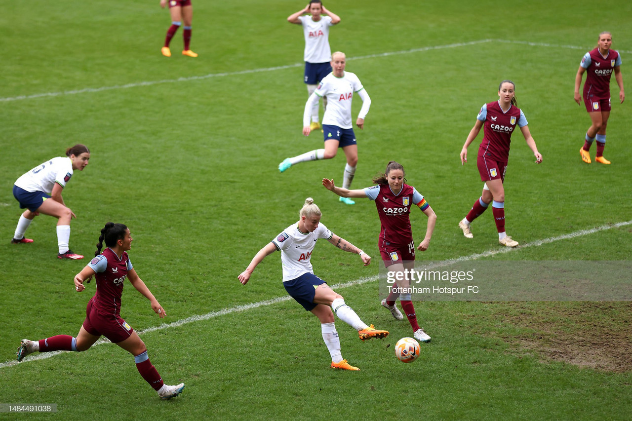 Aston Villa WFC vs Tottenham FC Women live score, H2H and lineups