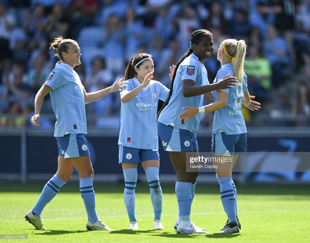 Bunny Shaw scores eighth goal of the season to help Manchester City Women  beat Everton 2