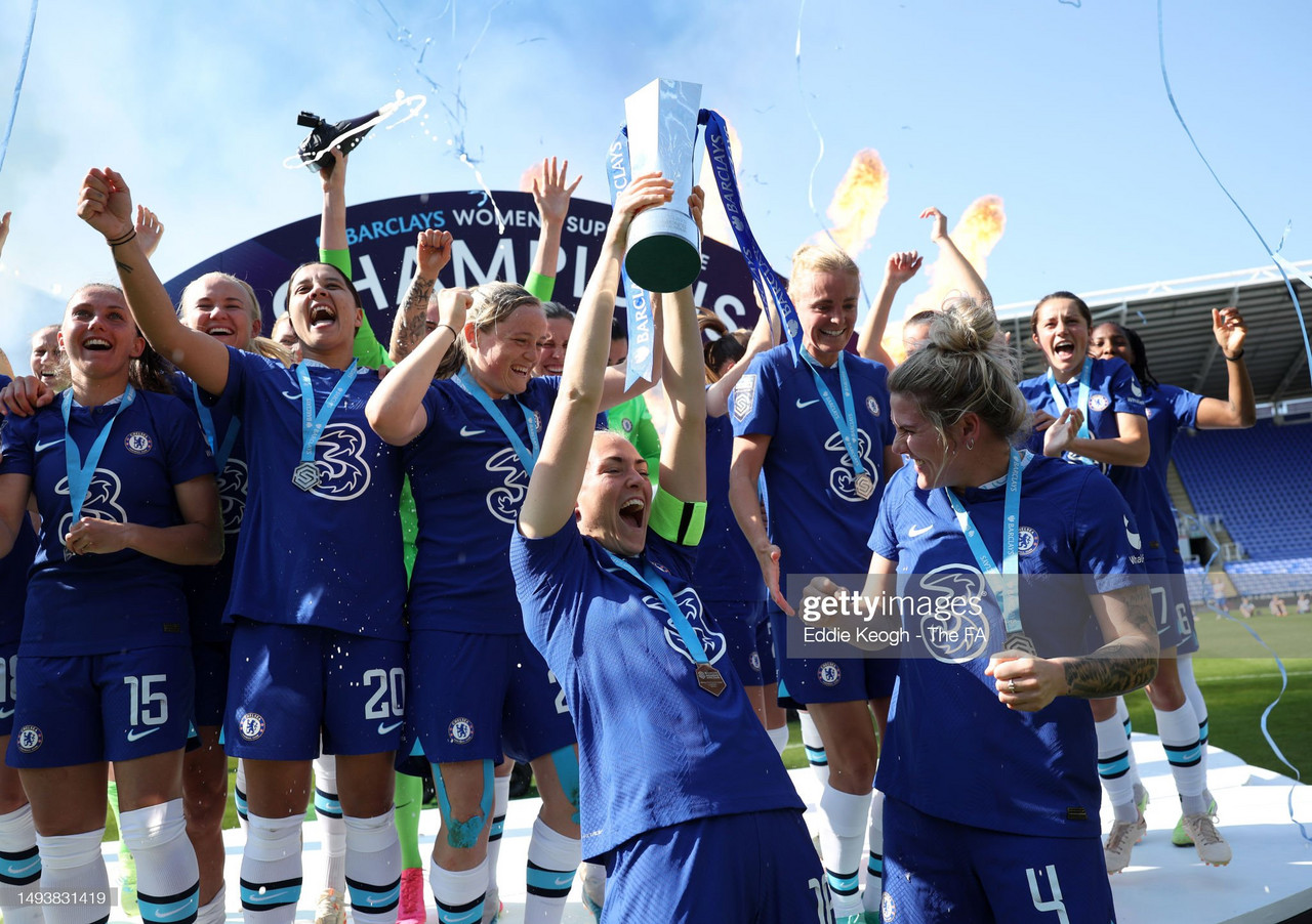 Reading 0 3 Chelsea Blues Crowned Wsl Champions For Fourth Successive Season Vavel International 