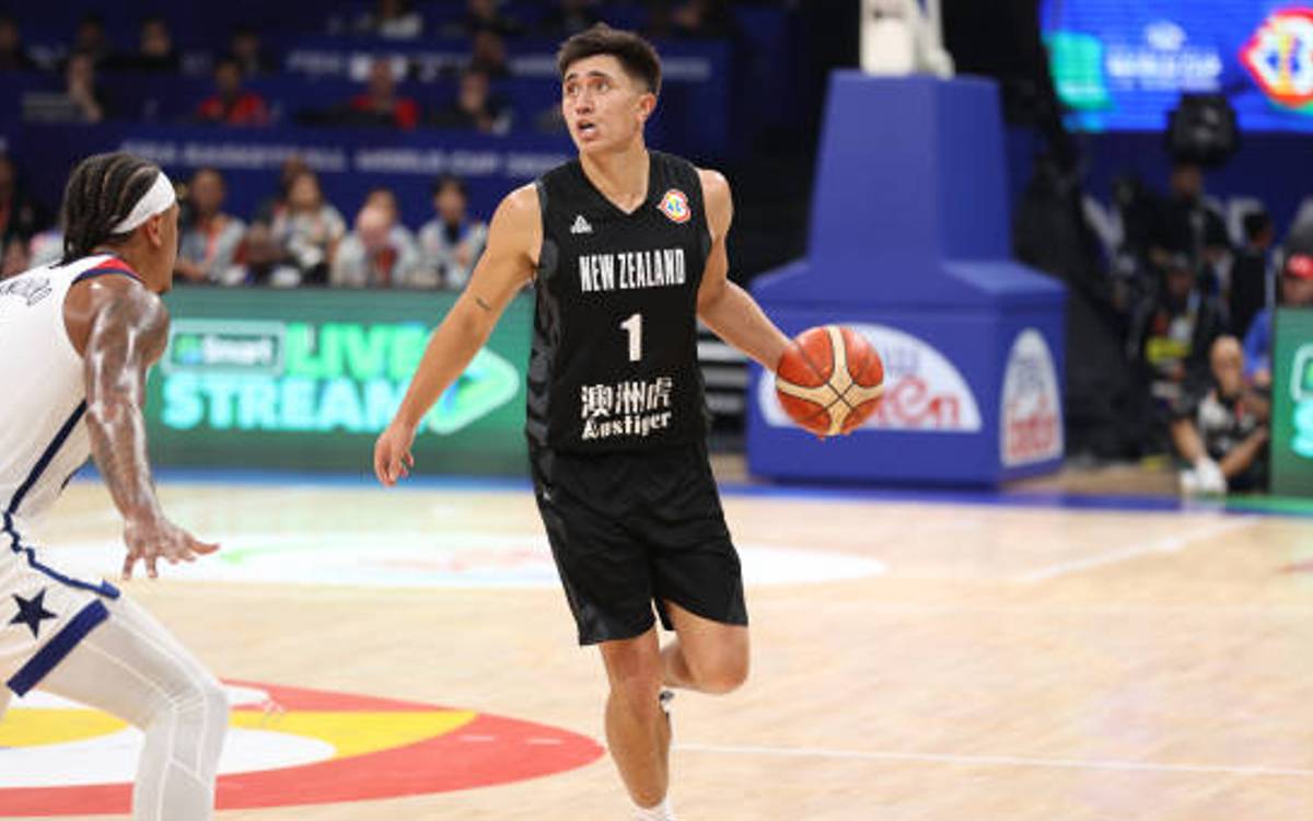 Highlights and baskets of New Zealand 95-87 Jordan in FIBA World Cup 2023