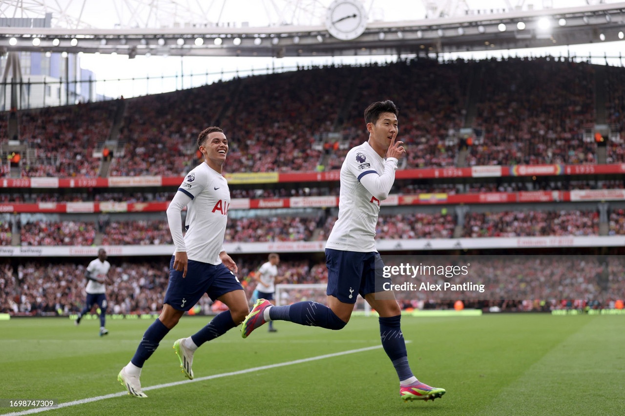 James Maddison of Tottenham Hotspur celebrates their second goal with  News Photo - Getty Images