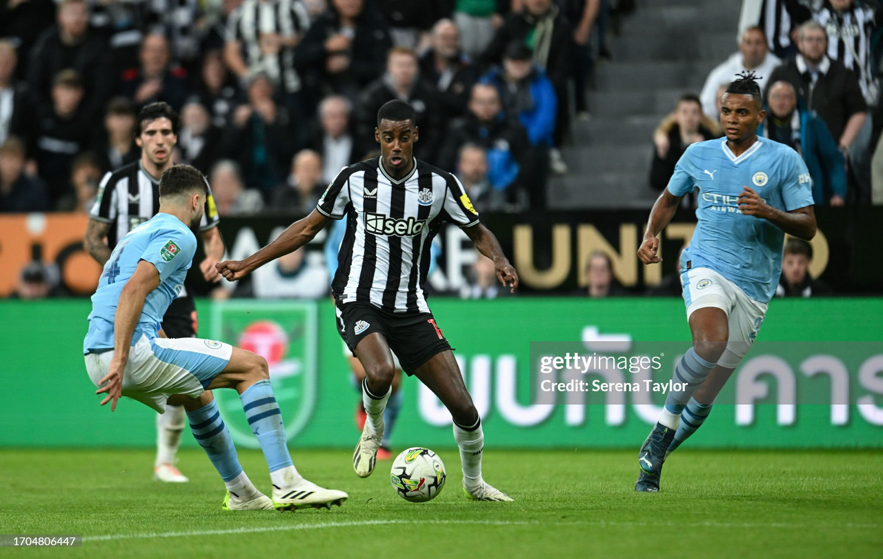 Newcastle 1-0 Man City: Alexander Isak strike knocks out treble winners