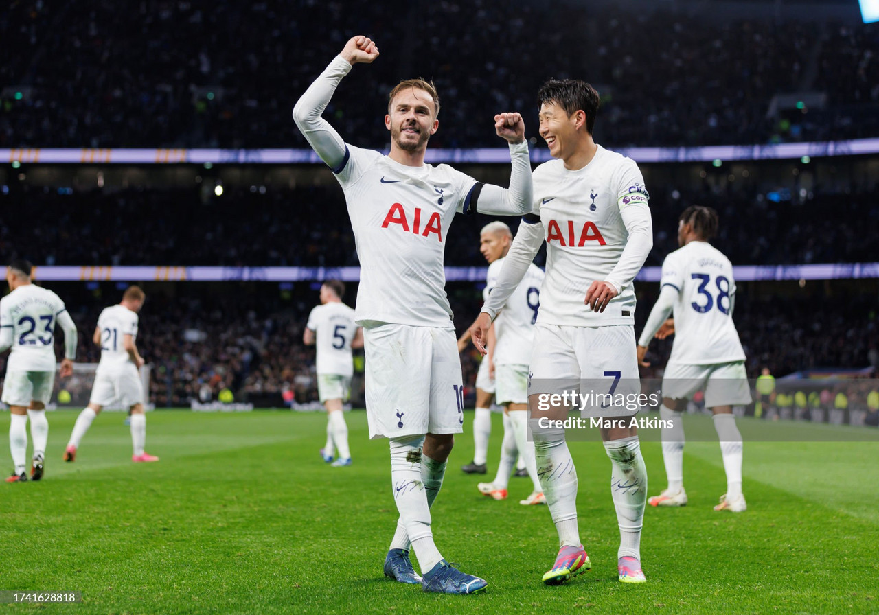 Tottenham Hotspur 2-0 Fulham - Heung-min Son and James Maddison