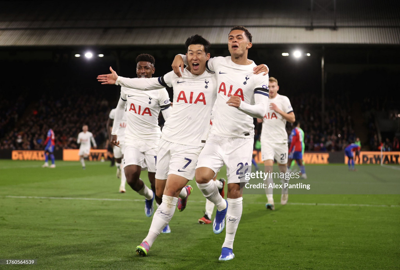 Tottenham Hotspur taste 2-1 away win over Crystal Palace