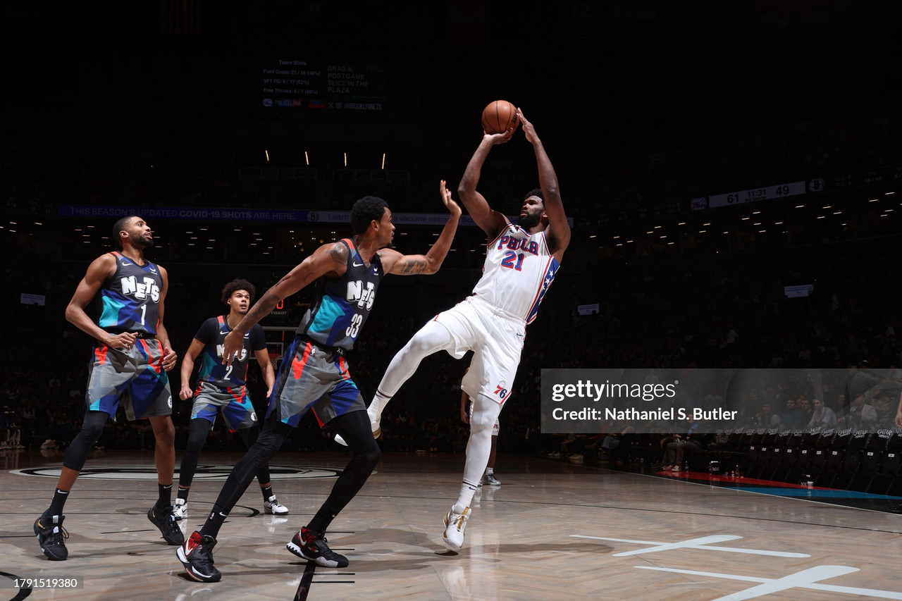 Nba 76ers 121 99 Nets Joel Embiid Dominance Leads Sixers To Blowout Victory Over Nets