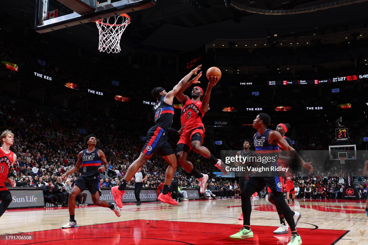 NBA: Toronto Raptors 142-113 Detroit Pistons
