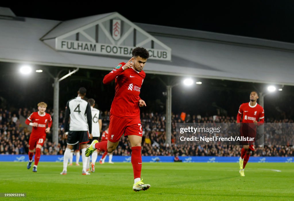 Fulham 1-1 Liverpool [2-3 on agg.]: Diaz guides Liverpool into Carabao Cup final