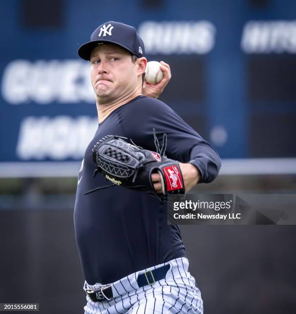 Gerrit Cole reflects
on Yankees' ‘disaster’ 2023 season but is motivated to put things right this year

 