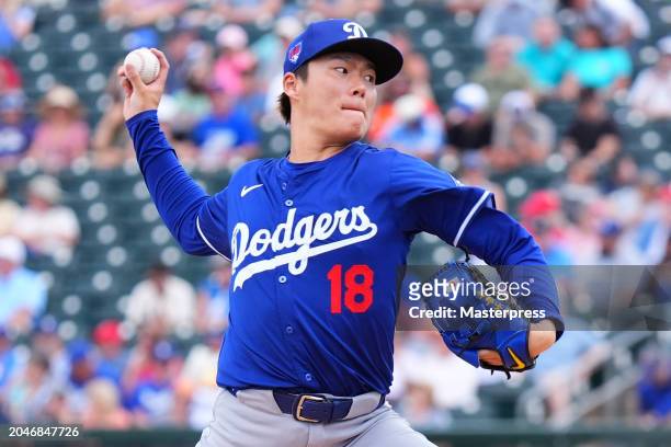 Yoshinobu Yamamoto shines in Spring Training debut for LA Dodgers