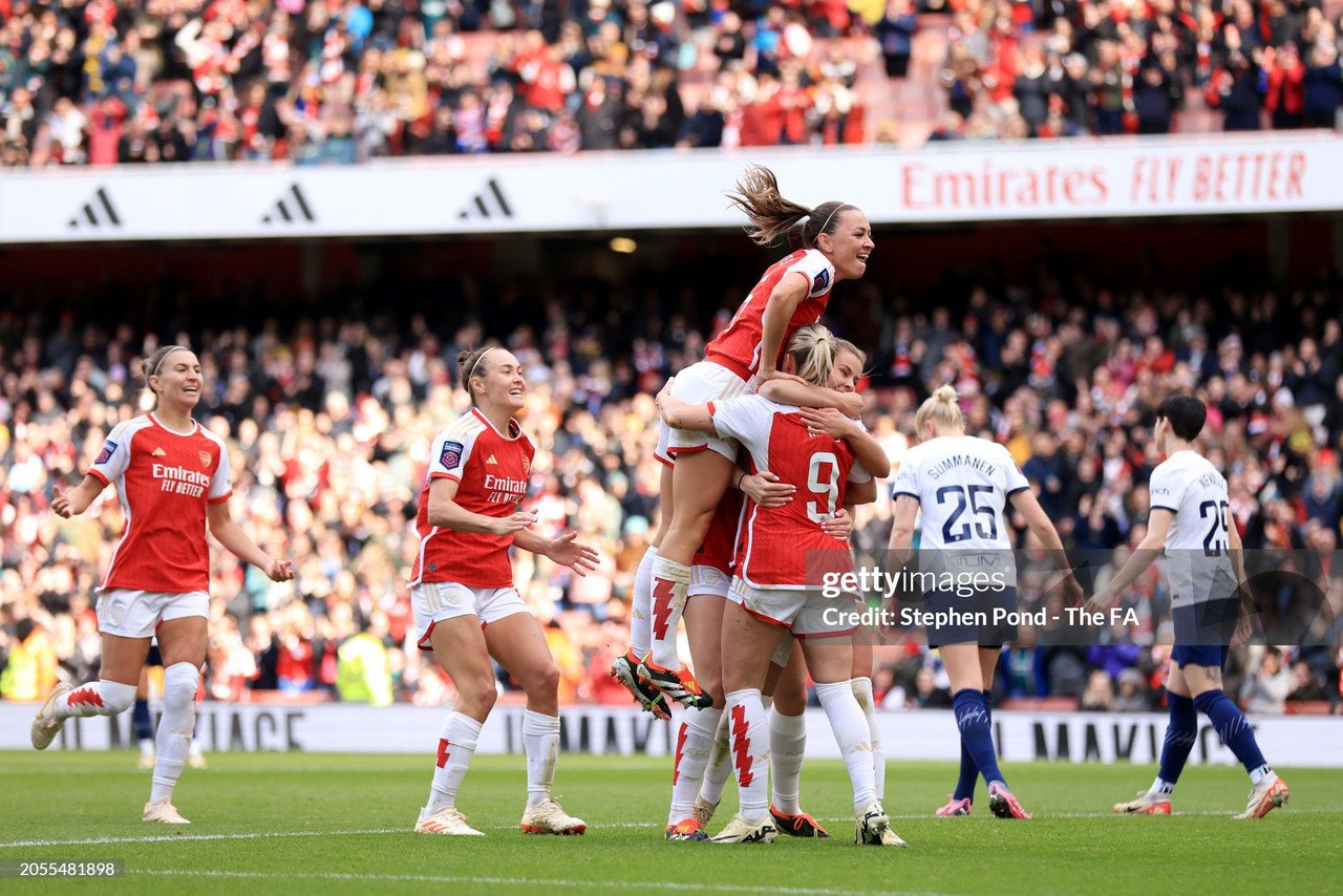 Arsenal 1-0 Tottenham: Alessia Russo strike sees Gunners claim North London Derby bragging rights 