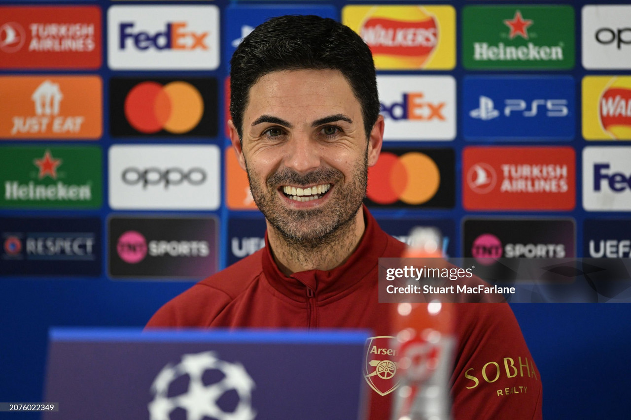 Mikel Arteta asks for Arsenal fans to bring ‘their energy and noise’ ahead of Porto clash