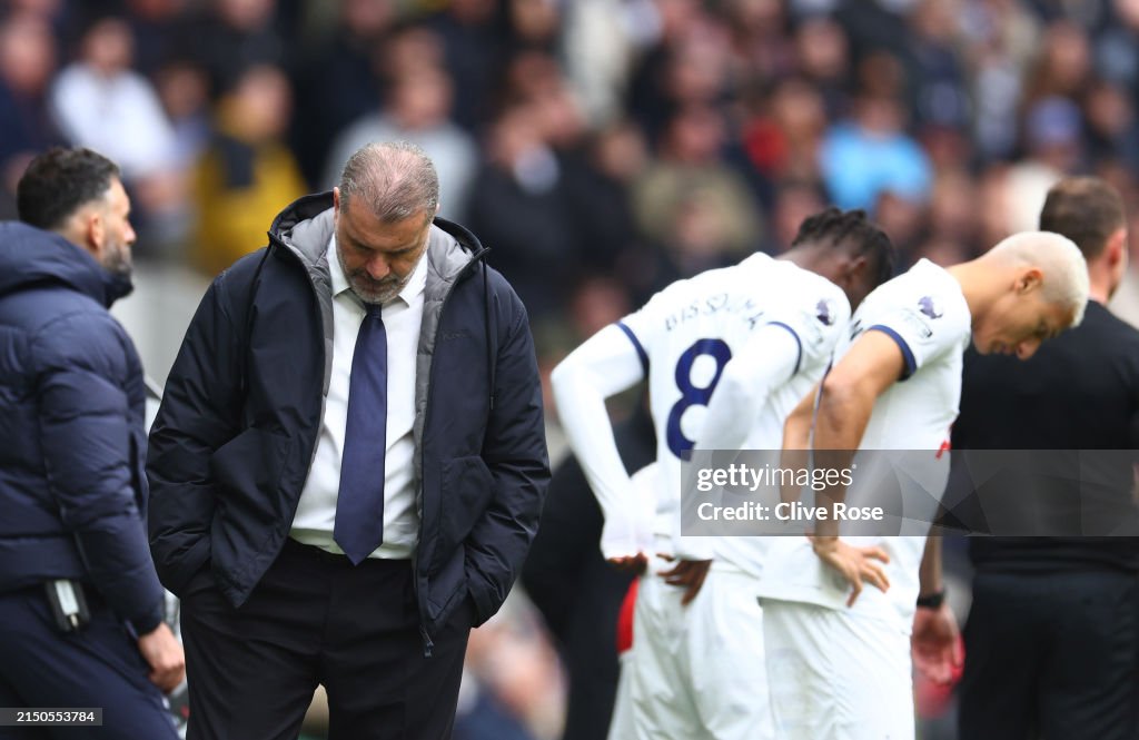 Ange Postecoglou left fuming after Spurs' "disappointing" defending