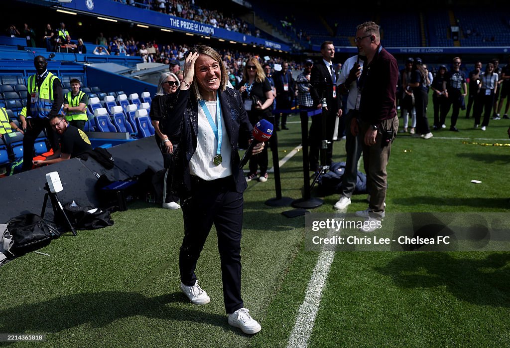 Il treble nazionale "sarebbe una stagione davvero buona, non perfetta", dice Sonia Bompastor in vista della finale di FA Cup Il treble nazionale "sarebbe una stagione davvero buona, non perfetta", dice Sonia Bompastor in vista della finale di FA Cup