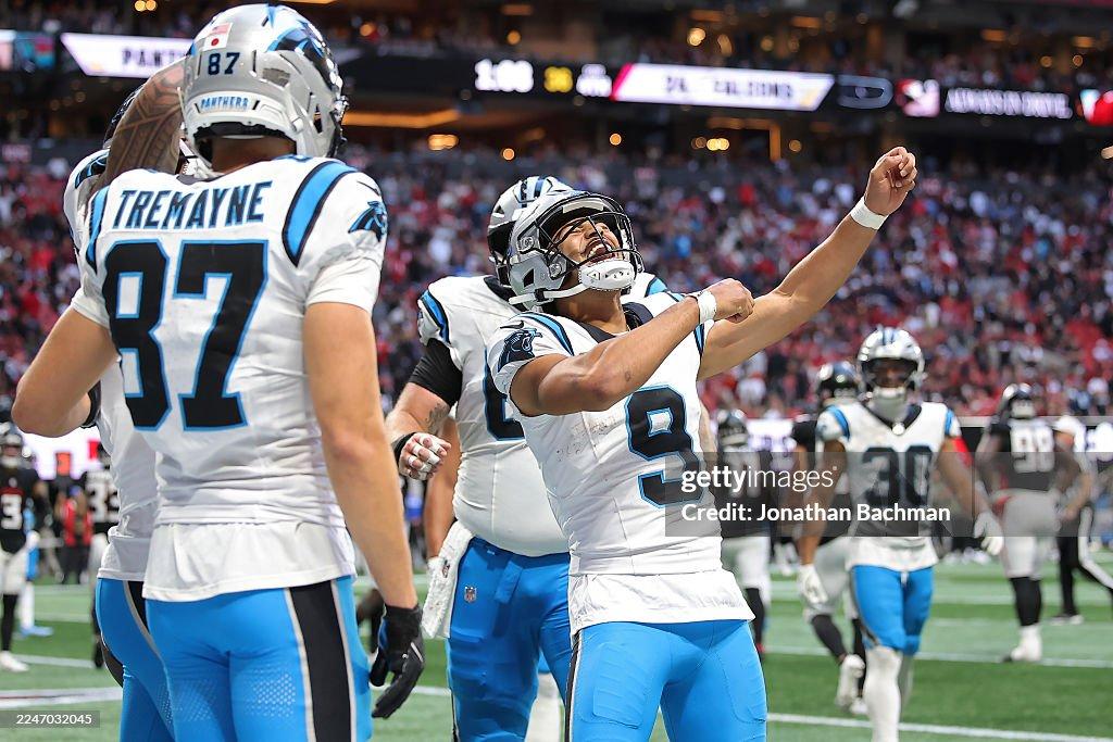 Bryce Young leads Panthers to 30-27 victory over rivals Atlanta Falcons