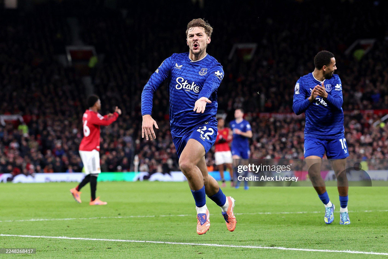 Man Utd 0-1 Everton: Dewsbury-Hall spares Gueye's blushes as Everton win madcap game