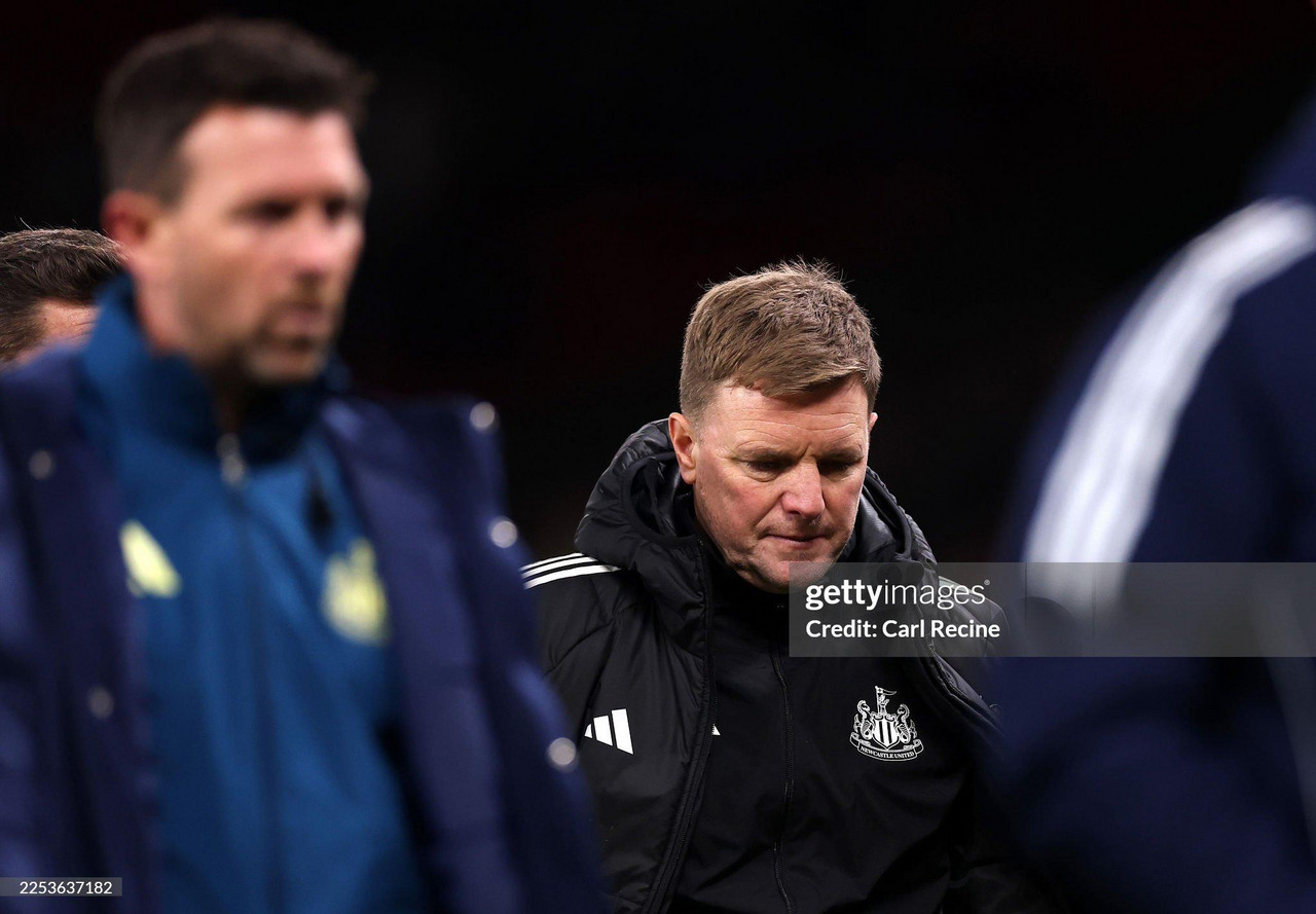 Eddie Howe feels Man United ‘were allowed
to manage the game well’